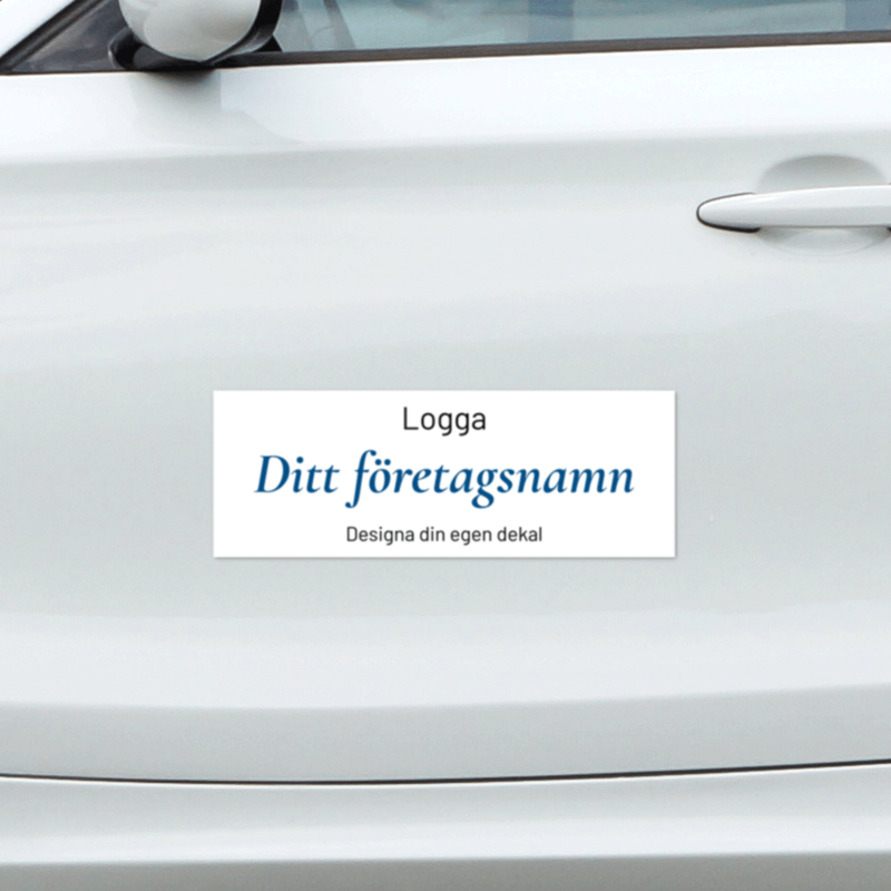 Dekaler - Egen text & design - 360x130mm - Skyltmax.se