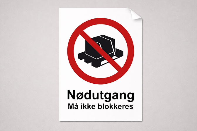 Klistremerker, Firkantet Hvit Vinyl. Festemetode: Selvklebende