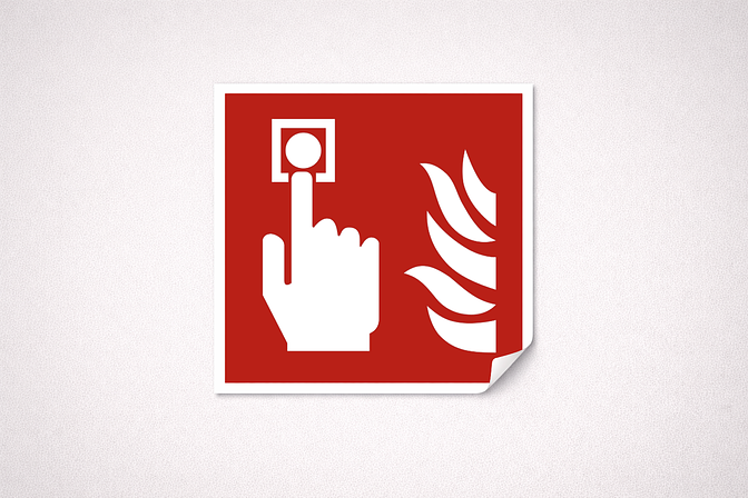 Dekaler, Fyrkantig Vit Vinyl. Fästmetod: Självhäftande