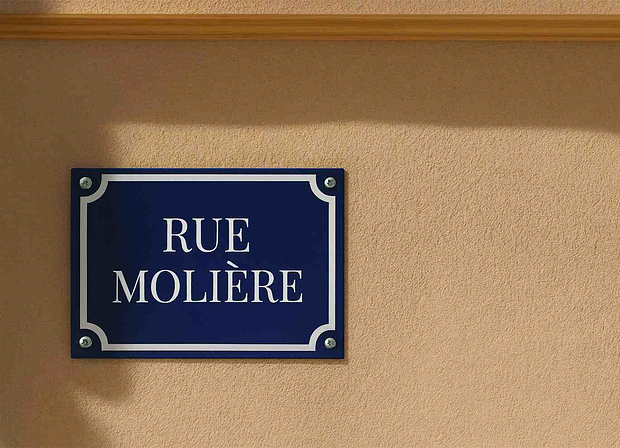 Plaque de rue avec design personnalisé
