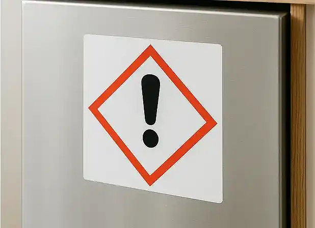 Health Hazard Symbol Label - Warning & Safety Sign