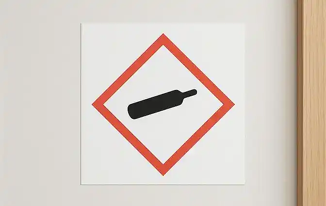 Pictogramme de danger - Gaz sous pression