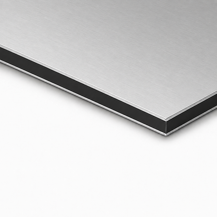 Schild aus Aluminiumverbund