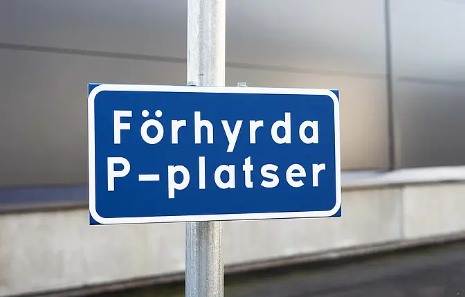 Förhyrda p-platser