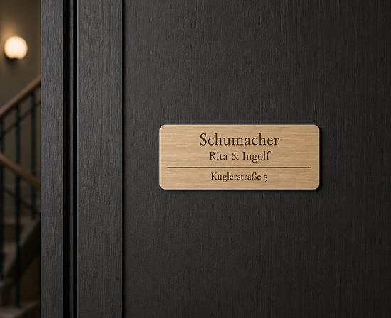 Türschilder aus Holz