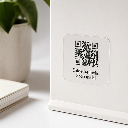 QR-Code Aufkleber