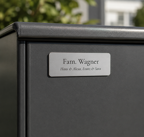 Briefkastenschild