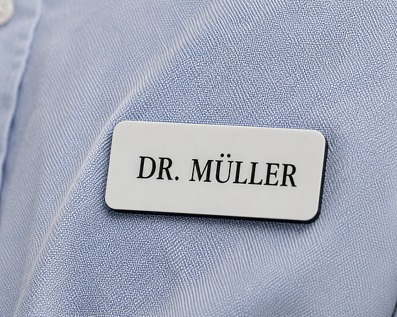 Namensschilder mit Magnet