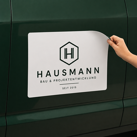 Magnetschilder für Autos