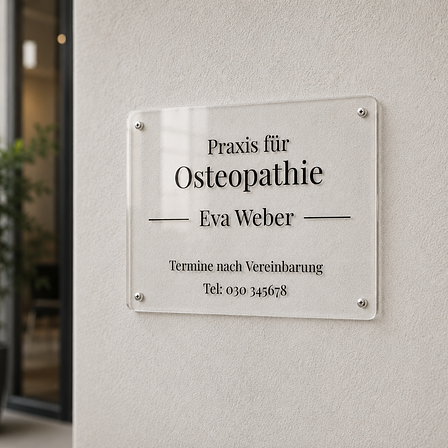 Praxisschilder