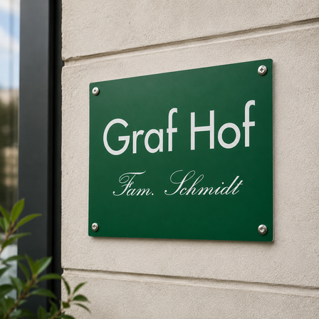 Hofschild personalisierbar