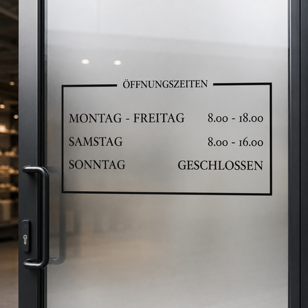 Fensteraufkleber