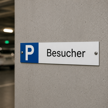 Parkplatzschild