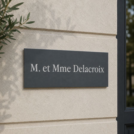 Créez votre propre plaque de porte