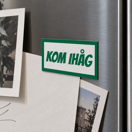 Kylskåpsmagnet med egen design