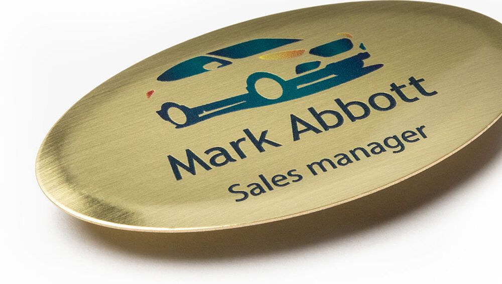 Custom Name Badges Customize online Signomatic