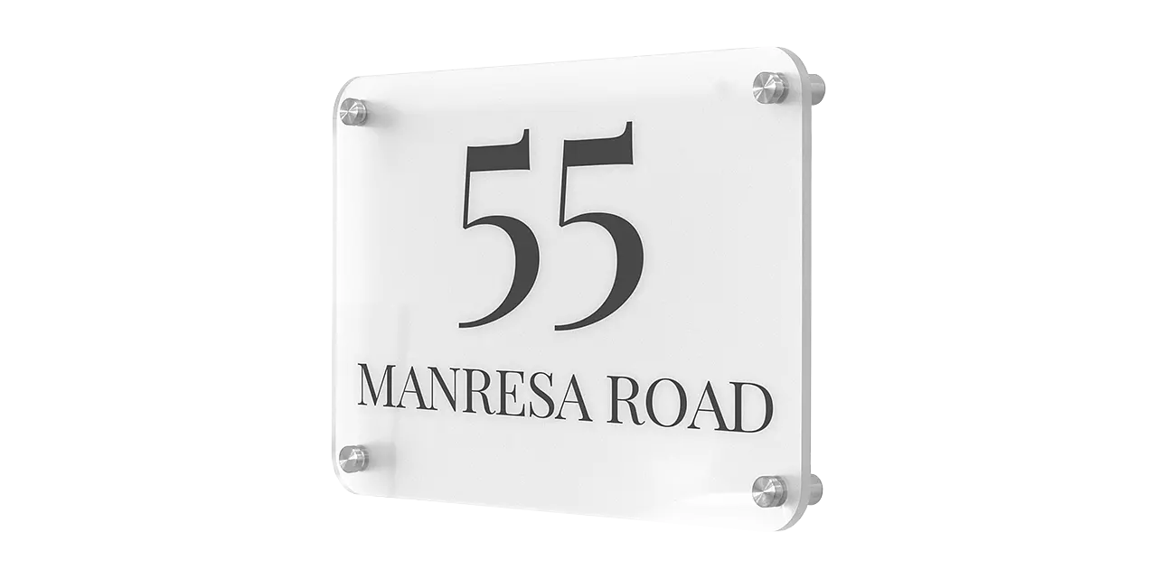 Lettre, Adresse Et Numéro De Maison En Fonte - 7,5 X 4,5 X 0,5 Cm[H4212