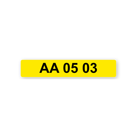 Typeplaatje - Ontwerp zelf - Plastic bord gravure - Geel/Zwart - 55x10mm - Bordenmax.nl
