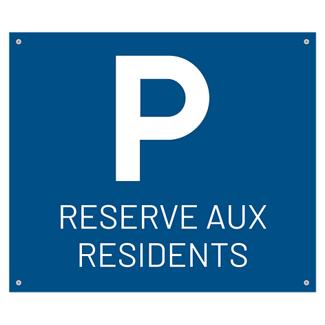Panneaux parking - 295x250 mm - Plastique - Plaqueomatic.fr