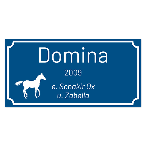 Boxskylt - Egen design - Plast - 200x100mm - skyltmax.se