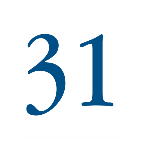 Blå vinyltext för brevlåda - Egen design - Vinyltext - 100x50mm - skyltmax.se