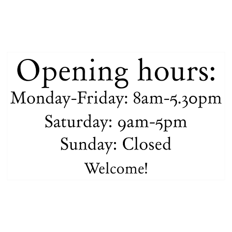 Shop signs - Window stickers - Signomatic.co.uk