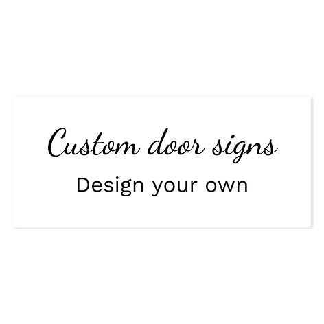 Door sign - Engraving - Signomatic.co.uk