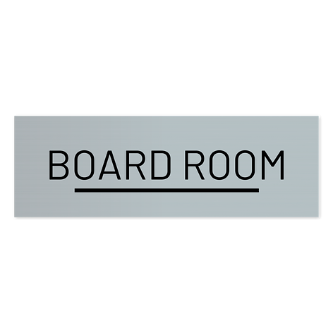 Business plaques - Personalised - Silver/black - Signomatic.co.uk