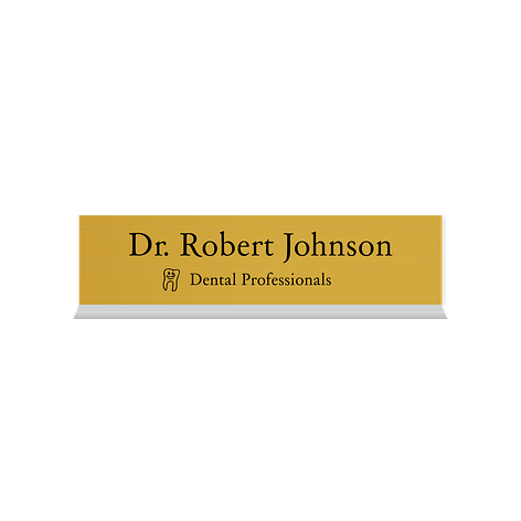Office Door Sign - Personalised - Black/White - Plastic - Signomatic.co.uk