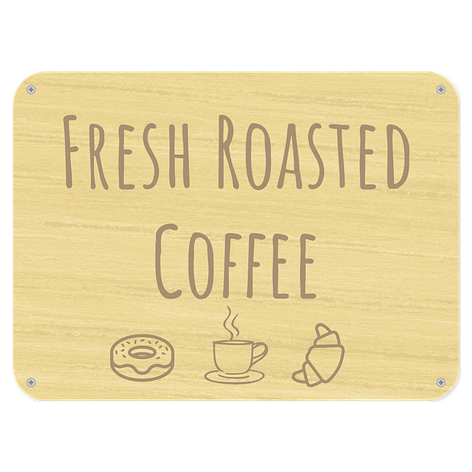 Wood sign - Personalised - Office Signs - Maple/Brown Signomatic.co.uk