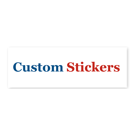 Custom sticker - Personalised - Decal - 89x30mm - signomatic.co.uk