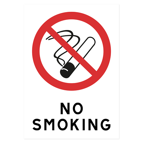 No smoking sticker - Design your own - Signomatic.co.uk