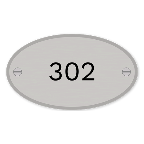 Hotel door signs - Custom - 104x60mm - Brass - Signomatic.co.uk