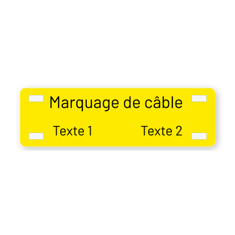 Marquage câble - Identification des câbles électriques - Plaqueomatic.fr
