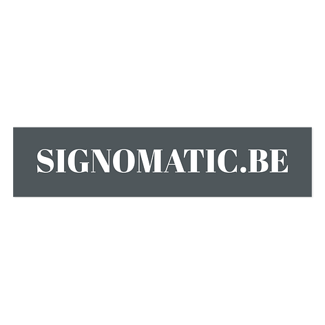 Autosticker - Ontwerp zelf - 300x70mm - Signomatic.be