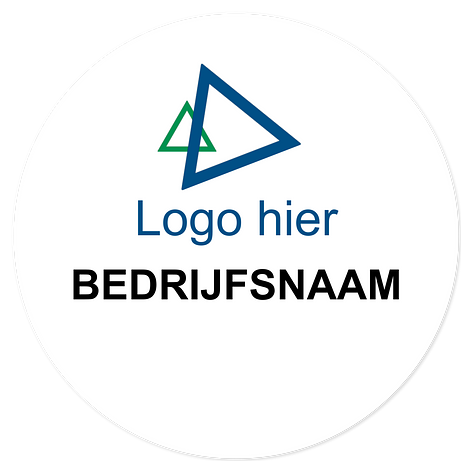 Autosticker met logo - Ontwerp zelf - 200x200mm - Signomatic.be