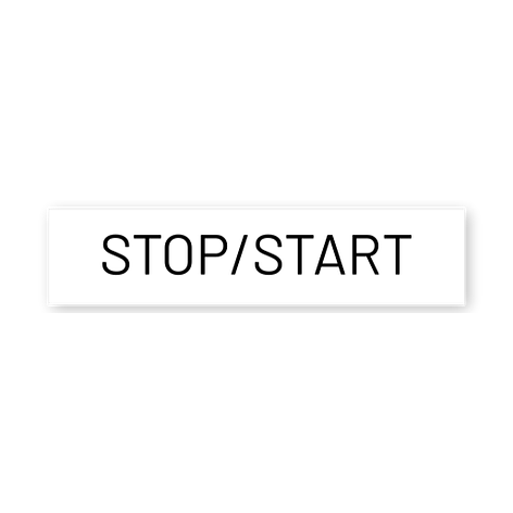 Traffolyte labels - Customisable - 65x15 mm - Signomatic.co.uk