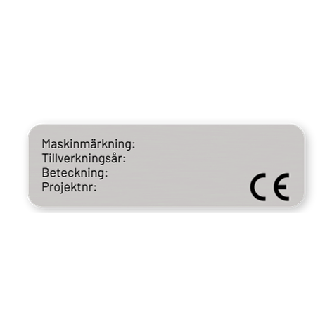 Rostfria skyltar - 60x18 mm - Egen design - Skyltmax.se
