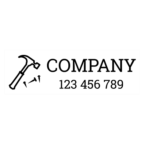 Design your own decal - 400x132 mm - Signomatic.ie