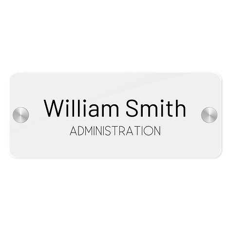Acrylic signs online - Custom - 200x80mm - Signomatic.co.uk