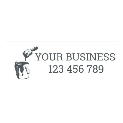 Vinyl lettering online - Custom - 400x138mm - Signomatic.co.uk