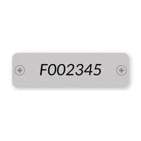 Stainless steel plaques - Personalised plaques - 60x18 mm - Signomatic.co.uk