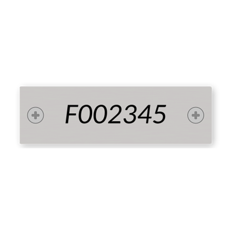 Stainless steel plaques - Personalised plaques - 60x18 mm - Signomatic.co.uk