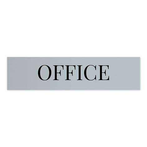 Custom office sign - Engraved plastic - Signomatic.co.uk