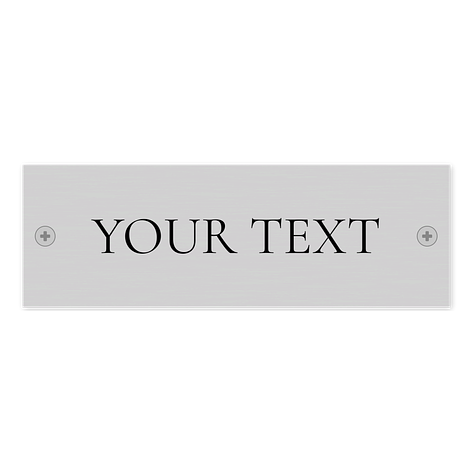 Custom aluminium sign - 150x150 - Signomatic.co.uk