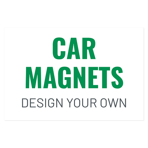 Order magnetic sign - Custom - 300x200mm - Signomatic.co.uk