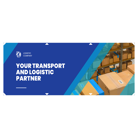 Reklamebannere med trykk - Lag selv - 2500x1000 mm - Skiltmax.no