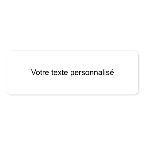Autocollant personnalisé - 150x50 mm - Sur mesure - Plaqueomatic.fr