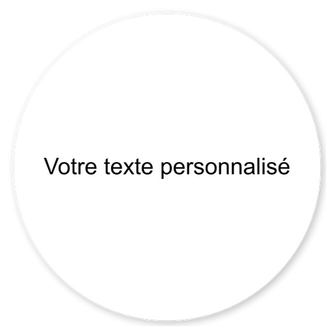 Autocollant personnalisé - 70x70 mm - Sur mesure - Plaqueomatic.fr