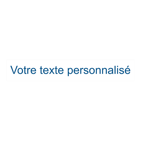 Lettres adhésives - Vinyle - 300x50 mm - Sur mesure - Plaqueomatic.fr